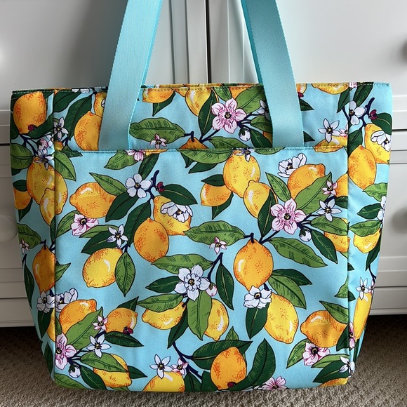 Vera Bradley Lighten Up Large Cooler Bag Lemon Grove - Picture 8 of 9